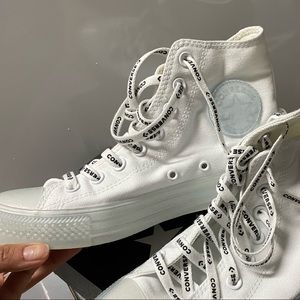 Converse high top (Clear/white)